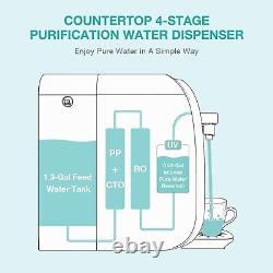 SimPure Y7P-BW UV Countertop Reverse Osmosis for Water Filtration Purification