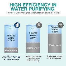 SimPure Y7P-W UV Countertop Reverse Osmosis Water Filter System Water Dispenser