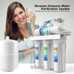 Simpure 6 Stage 100GPD Alkaline Reverse Osmosis Drinking Water Filtration System