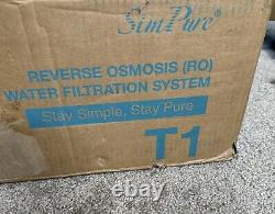 T1-400 GPD 8 Stage UV Reverse Osmosis Tankless RO Drinking Water Filter System