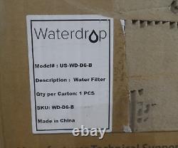 Waterdrop D6 Reverse Osmosis Water Filtration System WD-D6-B New / Open Box
