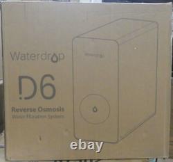 Waterdrop D6 Reverse Osmosis Water Filtration System WD-D6-B New / Open Box