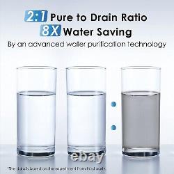 Waterdrop G3P600 Reverse Osmosis System, NSF/ANSI 58 & 372 Certified, 600 GPD