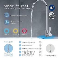 Waterdrop RO Reverse Osmosis Water Filtration System, NSF, Chrome Based Faucet