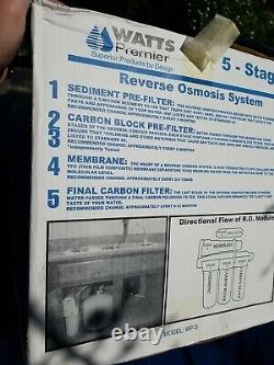 Watts Premier W-5 Pure Reverse Osmosis Water Filtration System